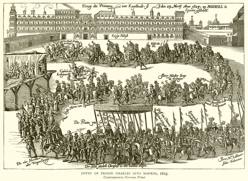 Einzug von Prinz Karl in Madrid, 1623 von English School