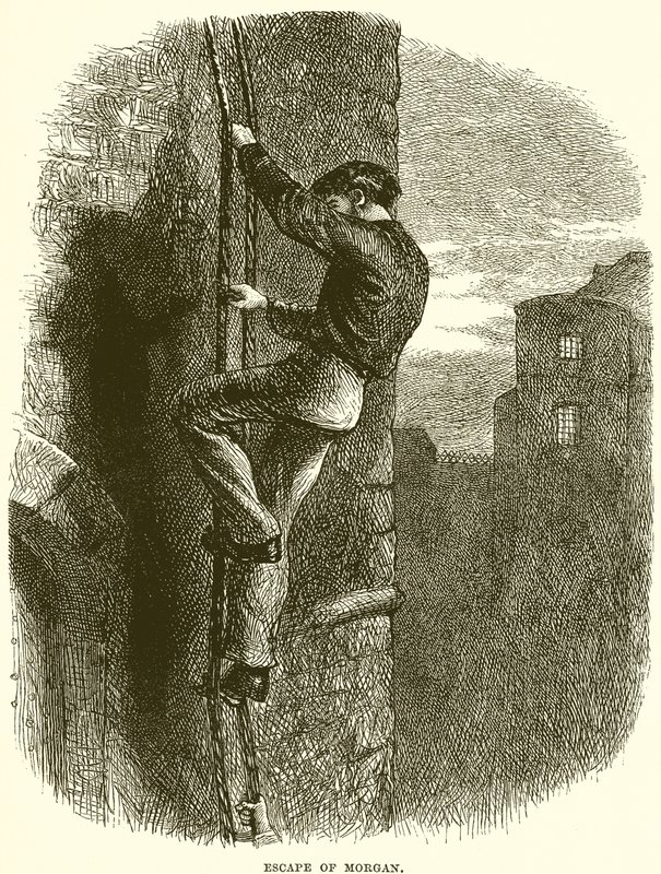 Flucht von Morgan von English School