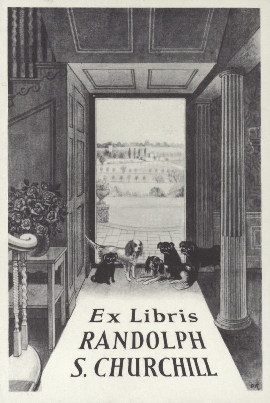 Ex Libris Randolph S. Churchill von English School