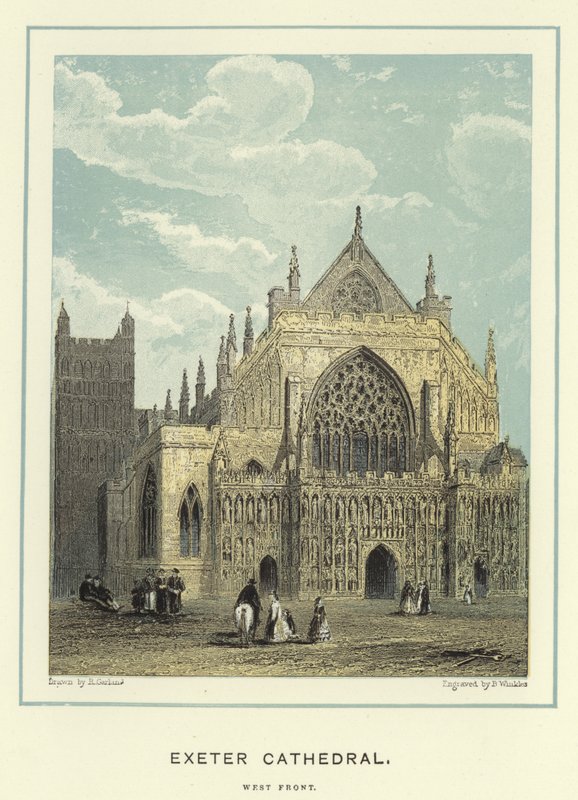 Exeter Kathedrale, Westfassade von English School