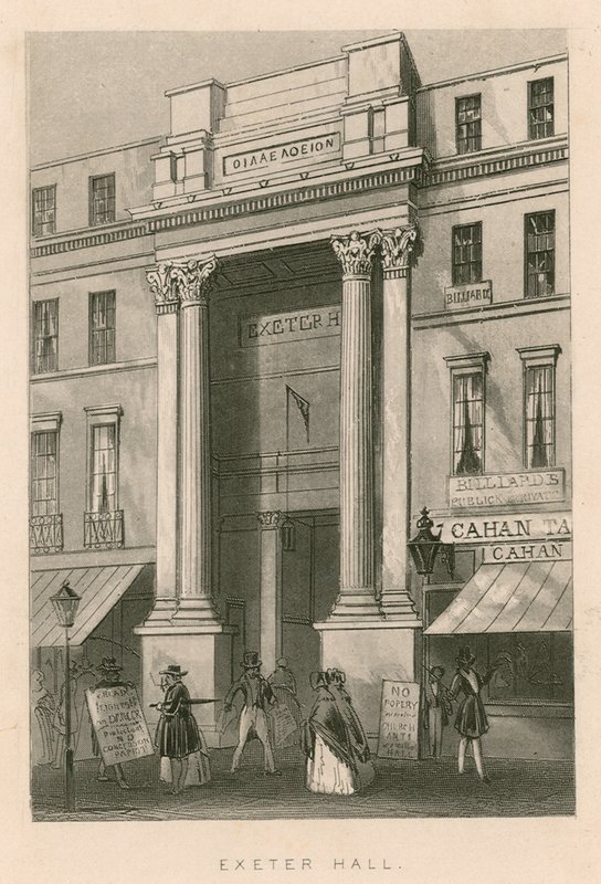 Exeter Hall, Strand, London von English School