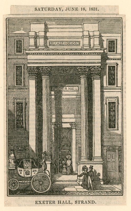 Exeter Hall, Strand, London von English School