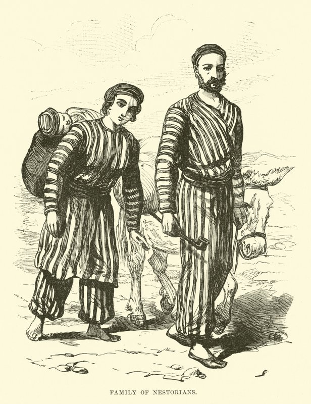 Familie der Nestorianer von English School