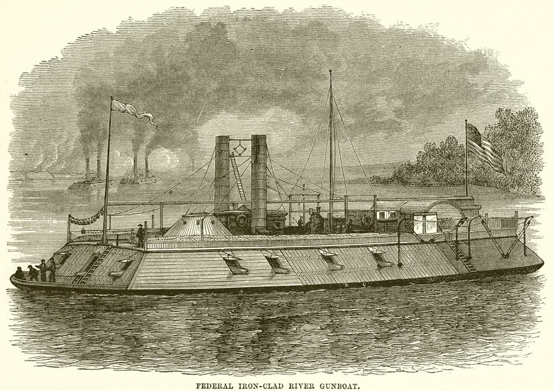 Bundes-Eisenkladen-Flusskanonenboot von English School