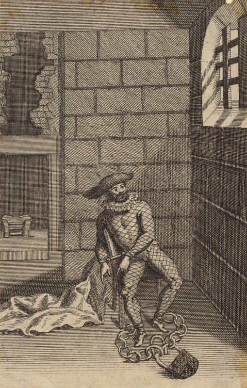 Figur eines Gefangenen von English School