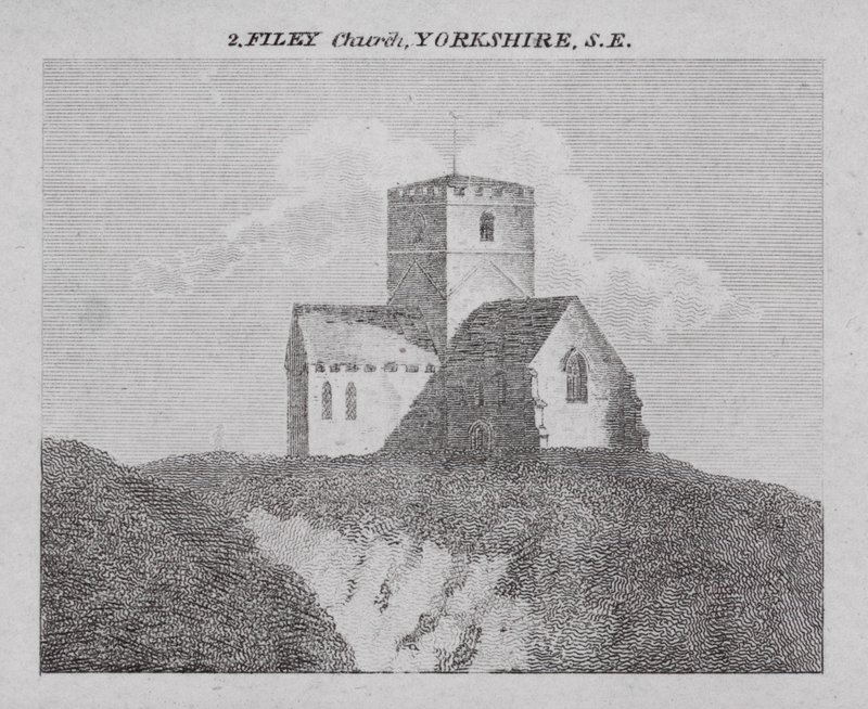 Filey Kirche, Yorkshire, SE von English School
