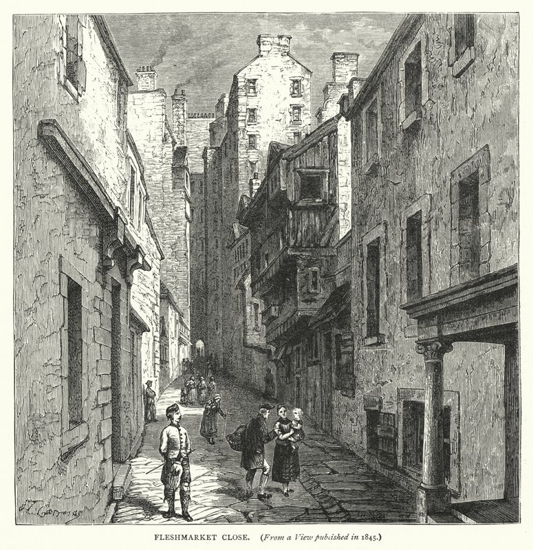 Fleshmarket Close (Stich) von English School