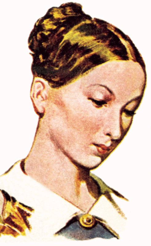 Florence Nightingale als junge Frau von English School
