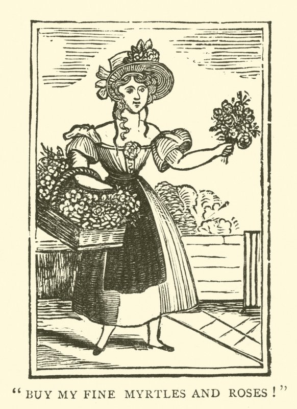 Blumenverkäufer von English School