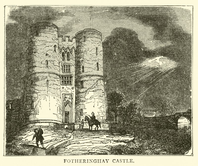 Schloss Fotheringhay von English School