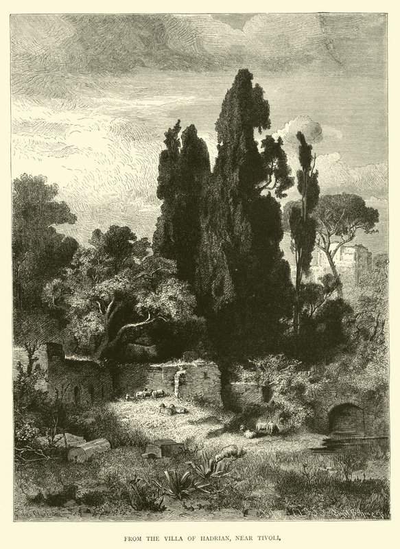 Aus der Villa des Hadrian, bei Tivoli von English School