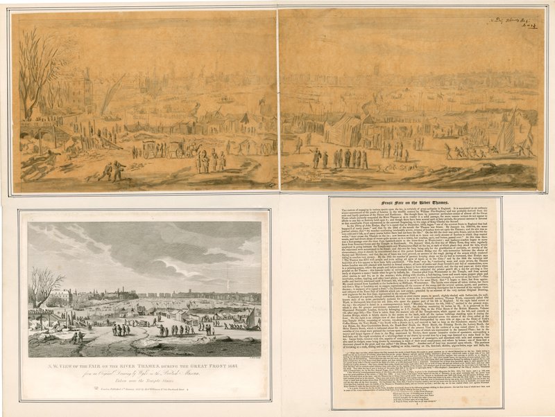 Frostmesse von 1684 von English School