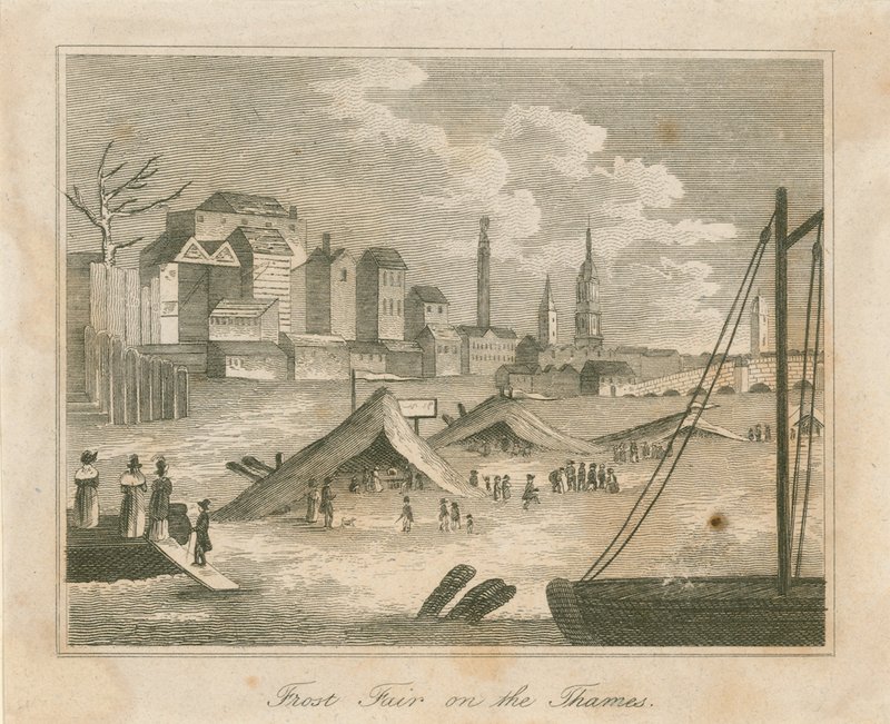 Frostmesse von 1814 von English School
