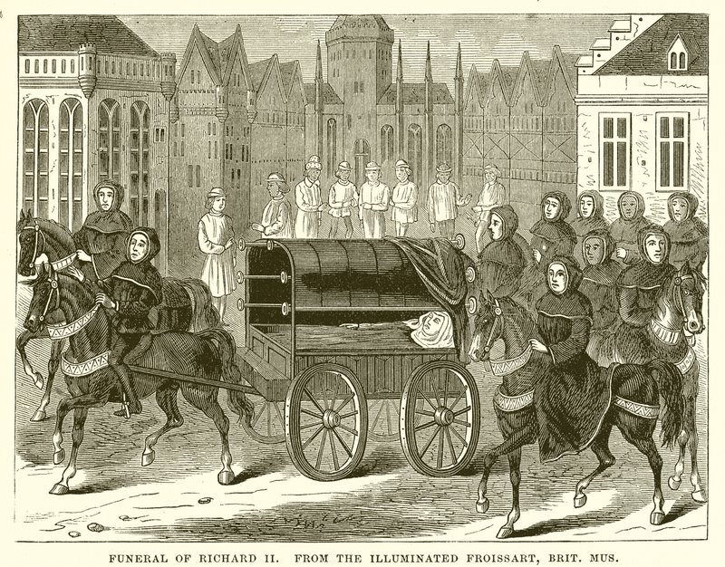 Beerdigung von Richard II von English School