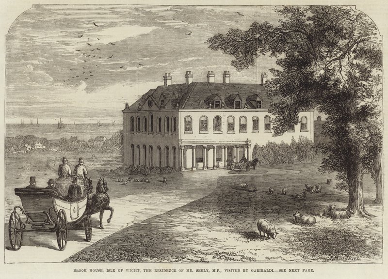 Garibaldi in England von English School