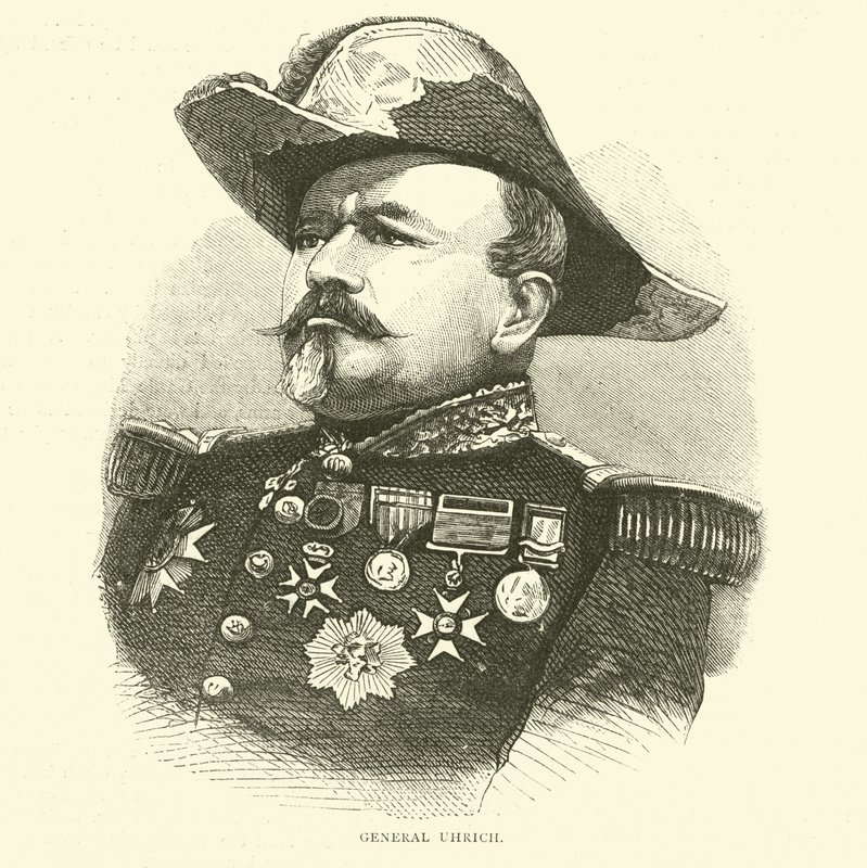 General Uhrich, September 1870 von English School