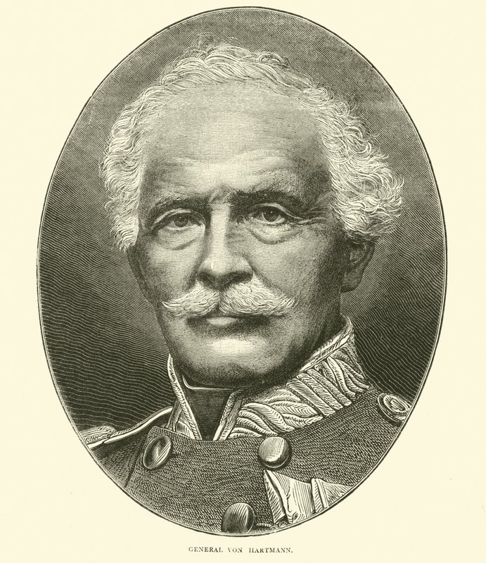 General Von Hartmann, Oktober 1870 von English School