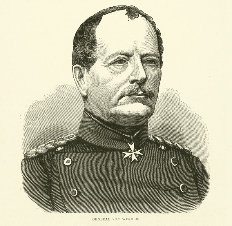 General Von Werder, September 1870 von English School
