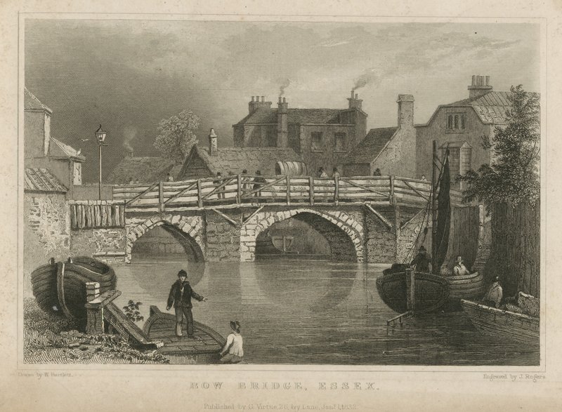 Gesamtansicht der Bow Bridge von English School