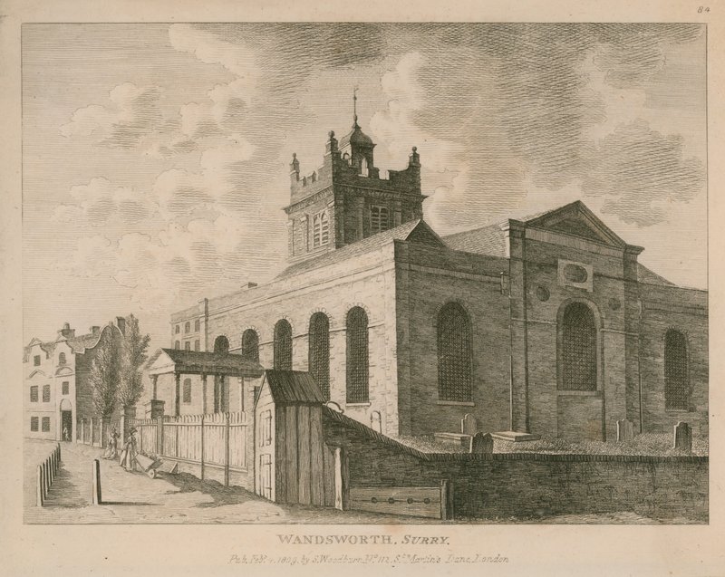 Gesamtansicht von Wandsworth von English School