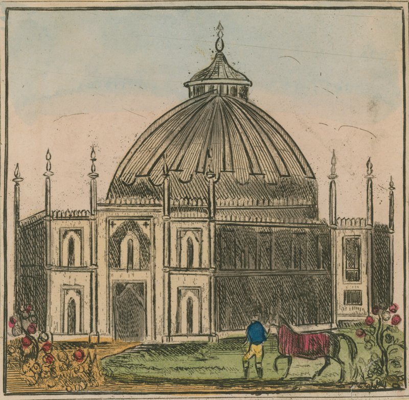 Allgemeine Ansicht der Brighton Dome von English School