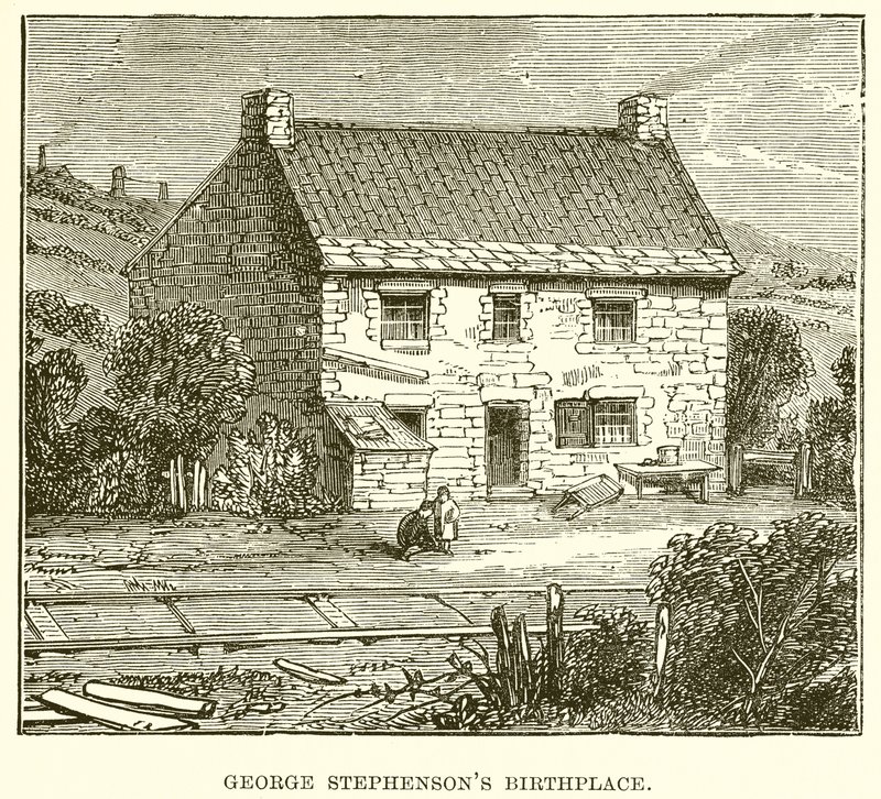 George Stephensons Geburtsort von English School