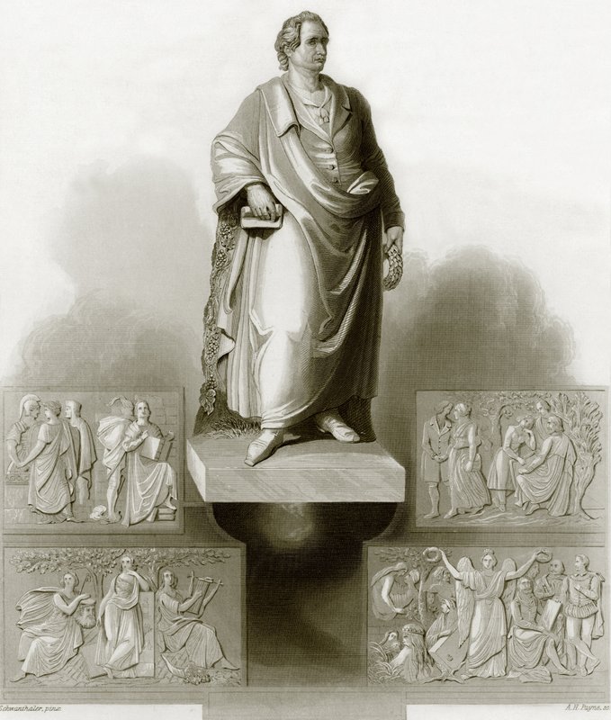 Goethes Denkmal von English School