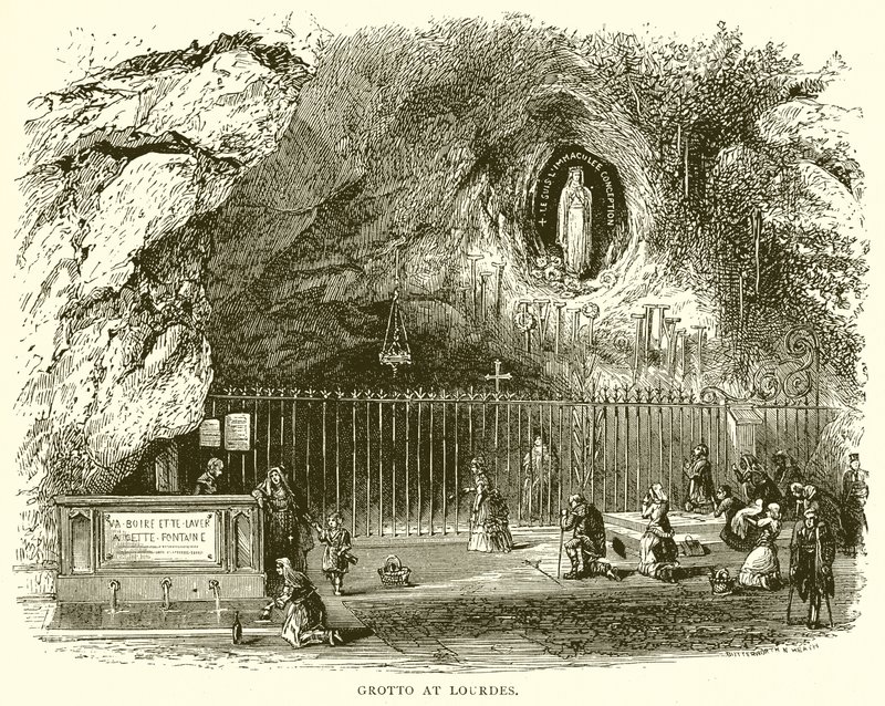 Grotte von Lourdes von English School