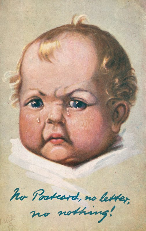 Mürrisches Baby weint von English School