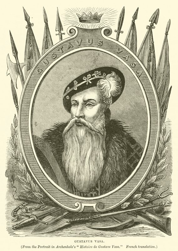 Gustav Wasa (Gravur) von English School
