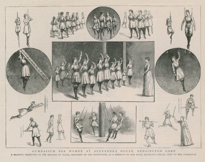 Gymnasium für Frauen im Alexandra House von English School