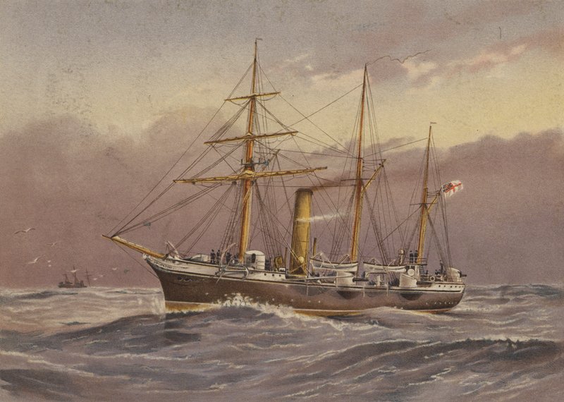 HMS Nymph (Schoner) von English School