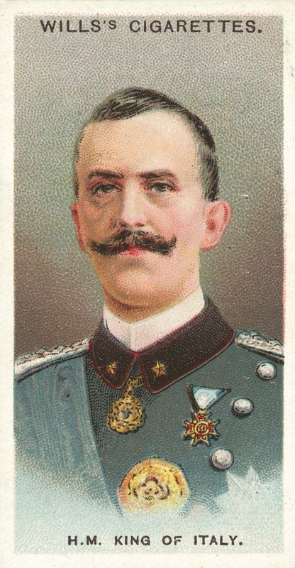 Seine Majestät König von Italien (Chromolithografie) von English School