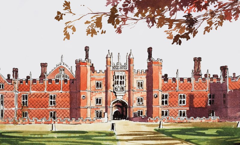 Hampton Court von English School