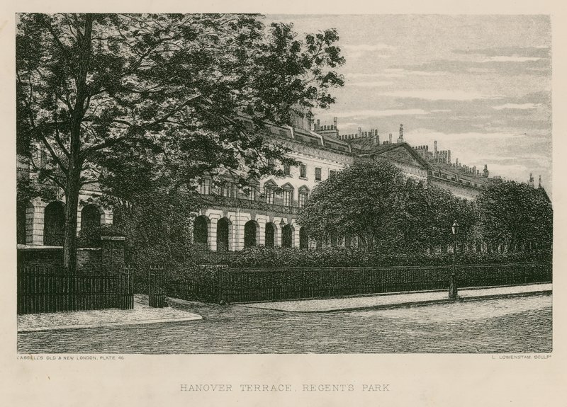 Hannover Terrasse, Regents Park, London von English School