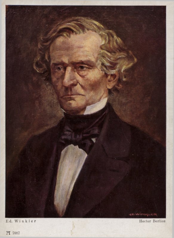 Hector Berlioz, französischer Romantischer Komponist (1803-1869) von English School