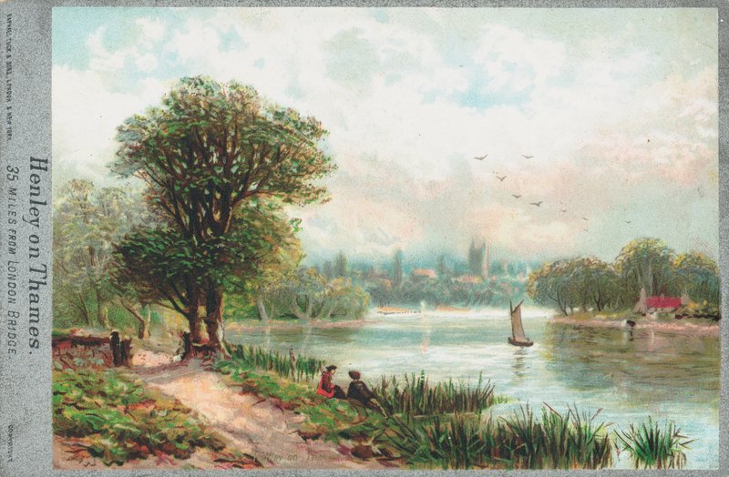 Henley am Fluss Themse von English School
