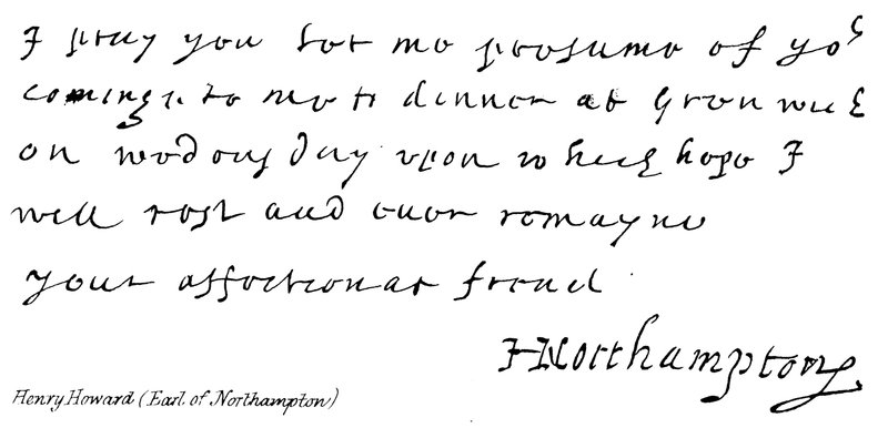 Henry Howard (Earl of Northampton) von English School