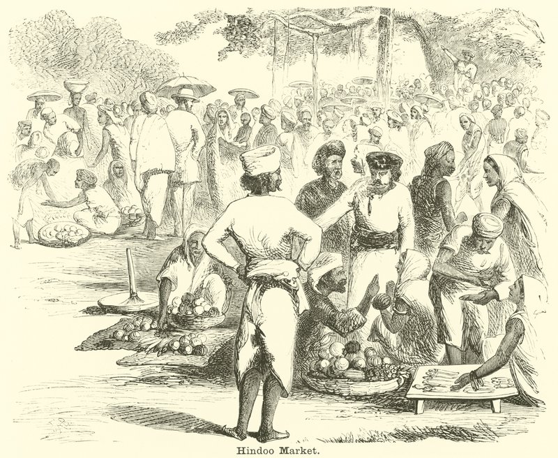 Hindoo-Markt von English School