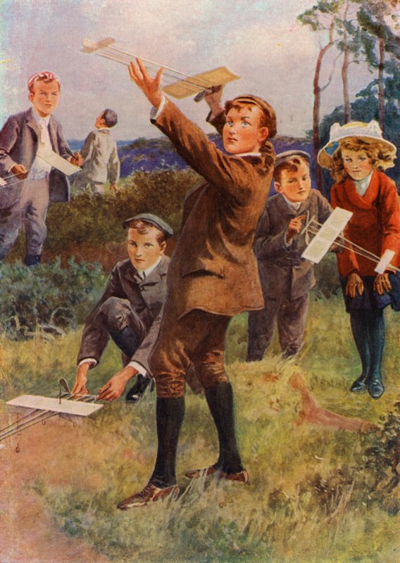 Selbstgemachte Flugzeuge von English School