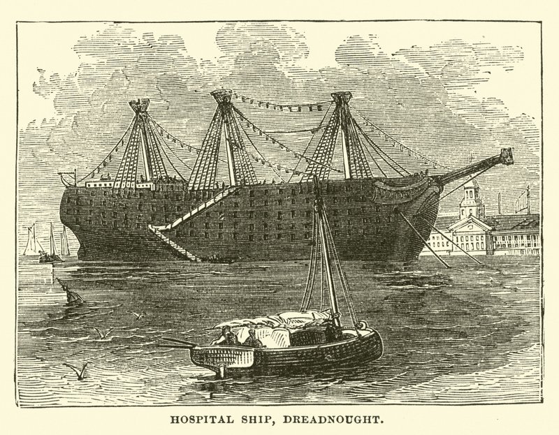 Hospitalschiff, Dreadnought von English School
