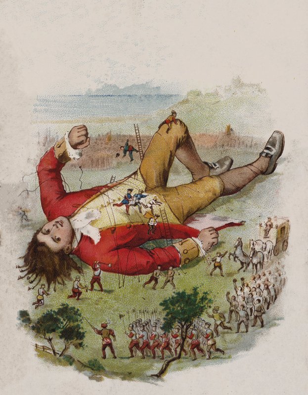 Illustration zu Gullivers Reisen von English School