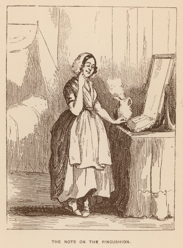 Illustration für Vanity Fair von Thackeray von English School