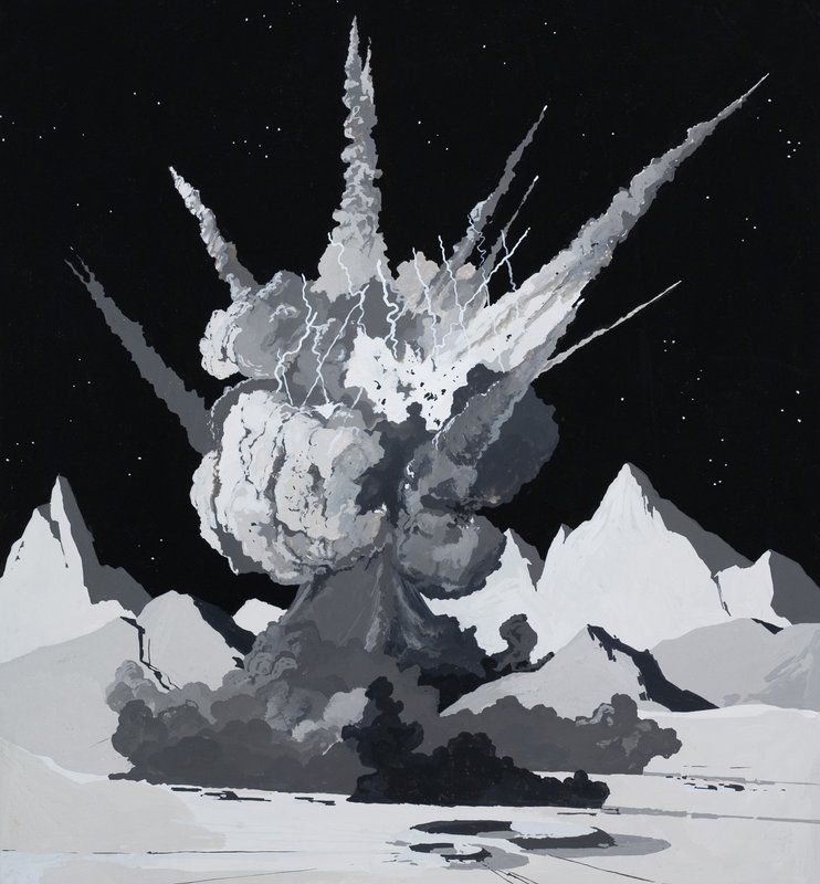 Illustration zu einer Geschichte von Arthur C. Clarke von English School