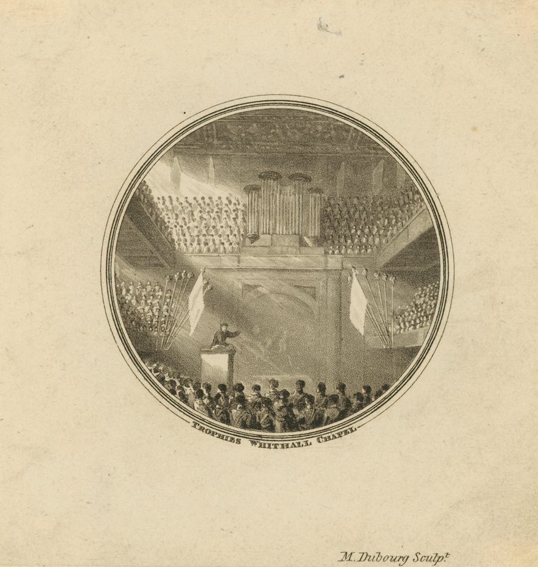 Innenansicht der Whitehall Chapel von English School