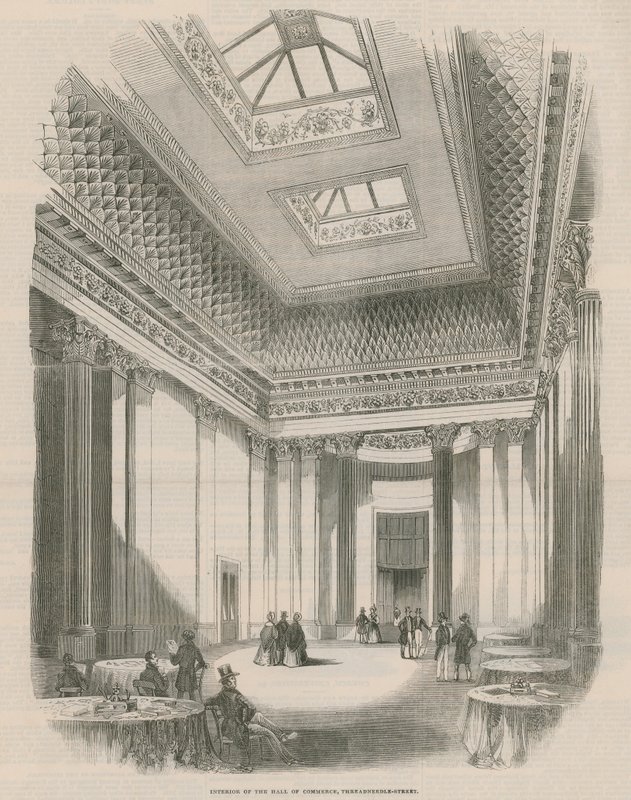 Innenansicht der Hall of Commerce von English School
