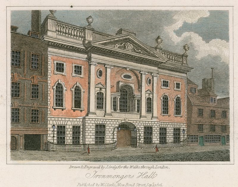 Ironmongers Hall, London von English School