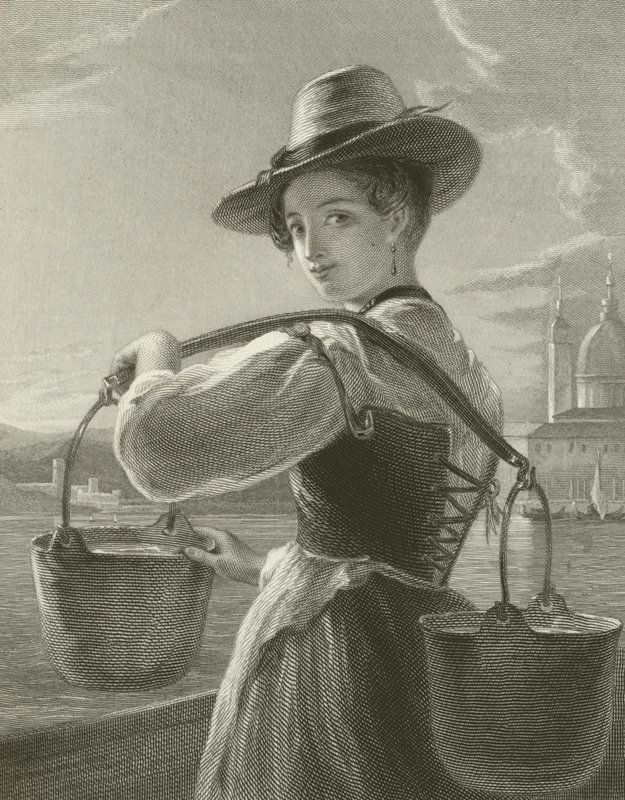 Italienischer Wasserträger von English School