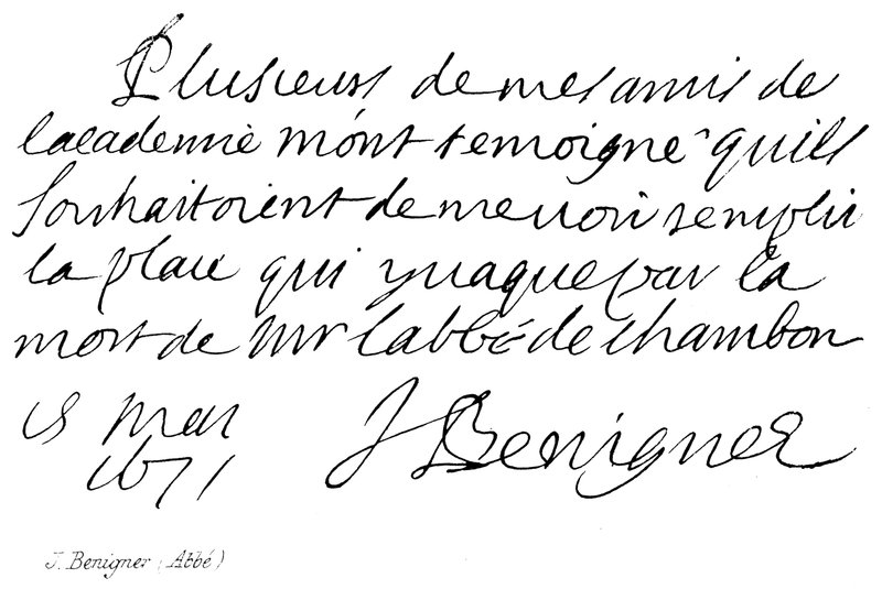 J Benigner, Abt von English School