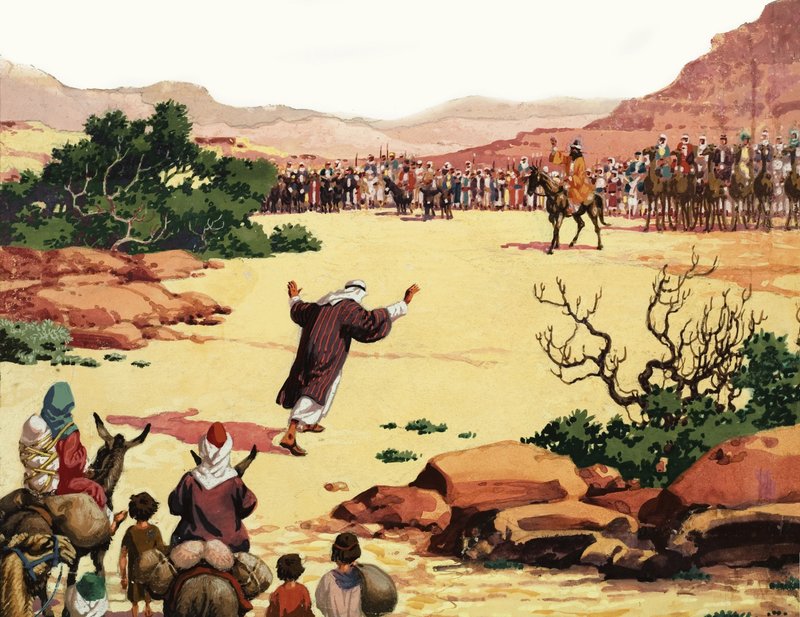 Jakob trifft seinen Bruder Esau von English School